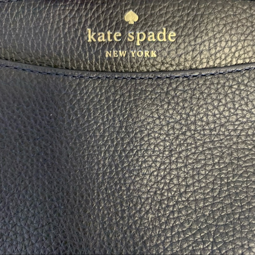 NWOT Kate Spade Black Pebbled Leather Adjustable Crossbody Bag - Picture 3 of 9